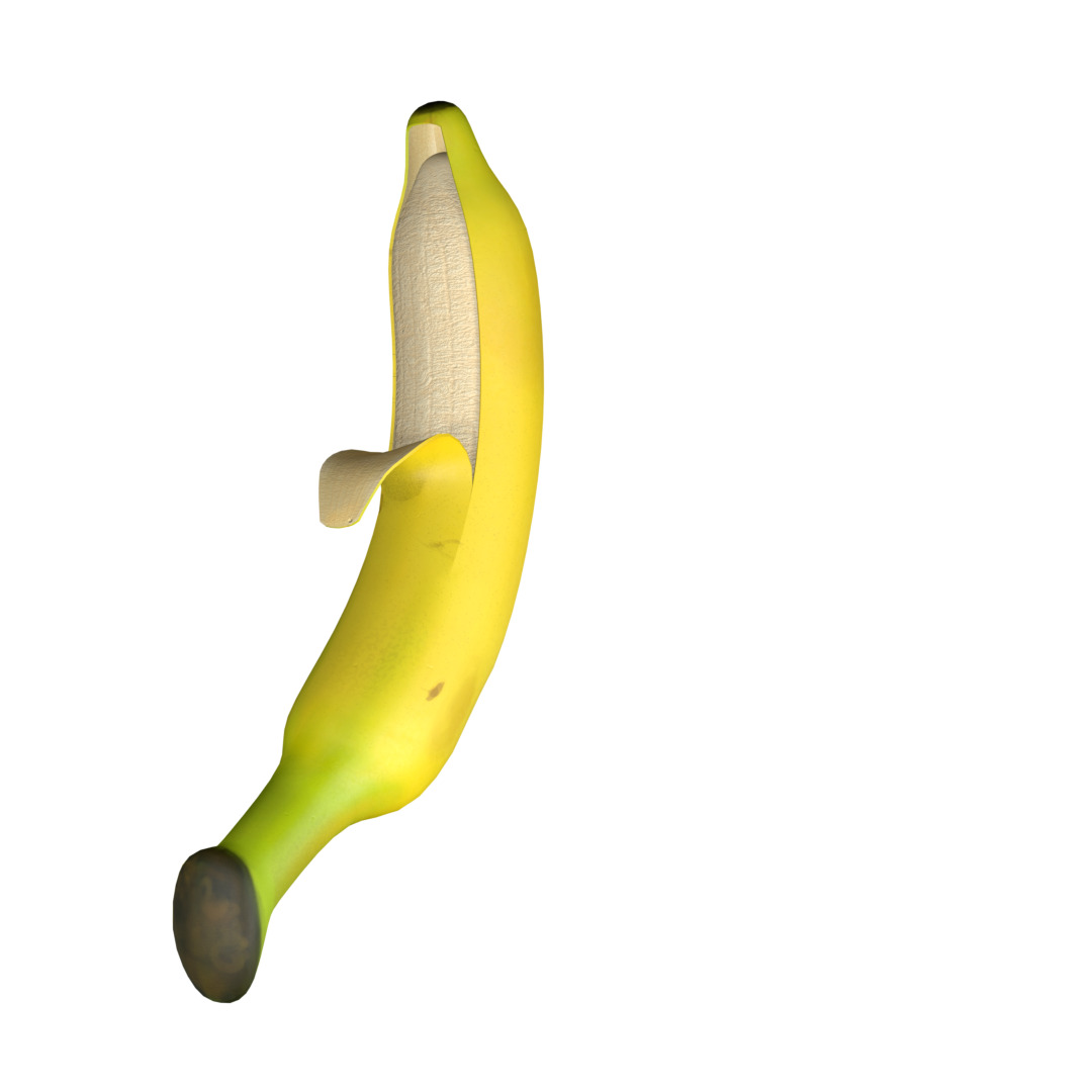 Banana Rigged and Animated 3D model_43