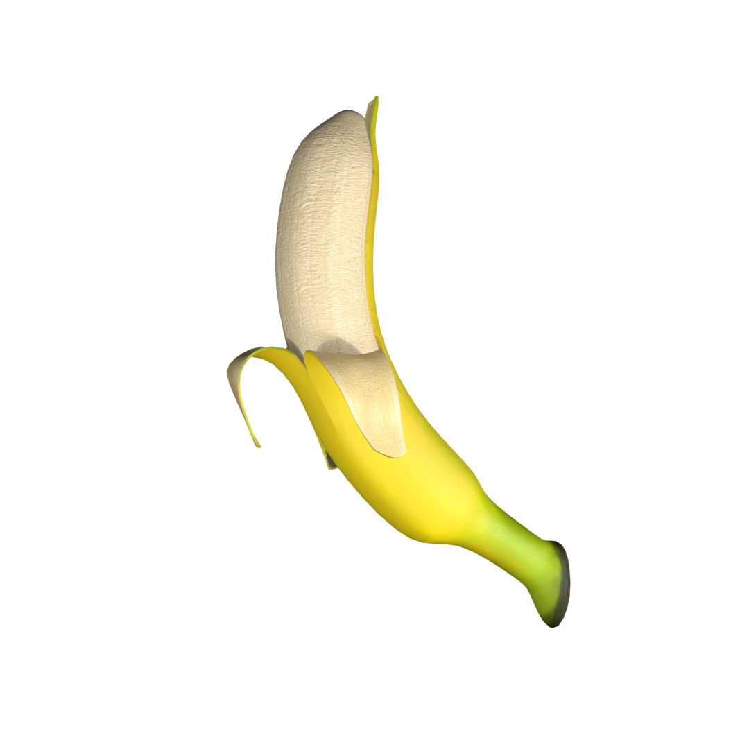 Banana Rigged and Animated 3D model_30