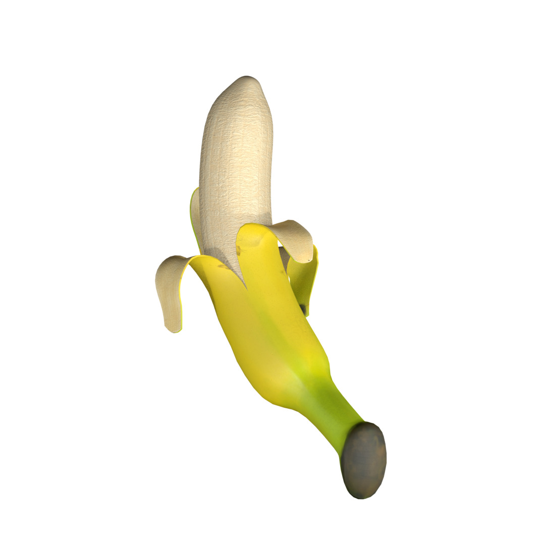 Banana Rigged and Animated 3D model_35