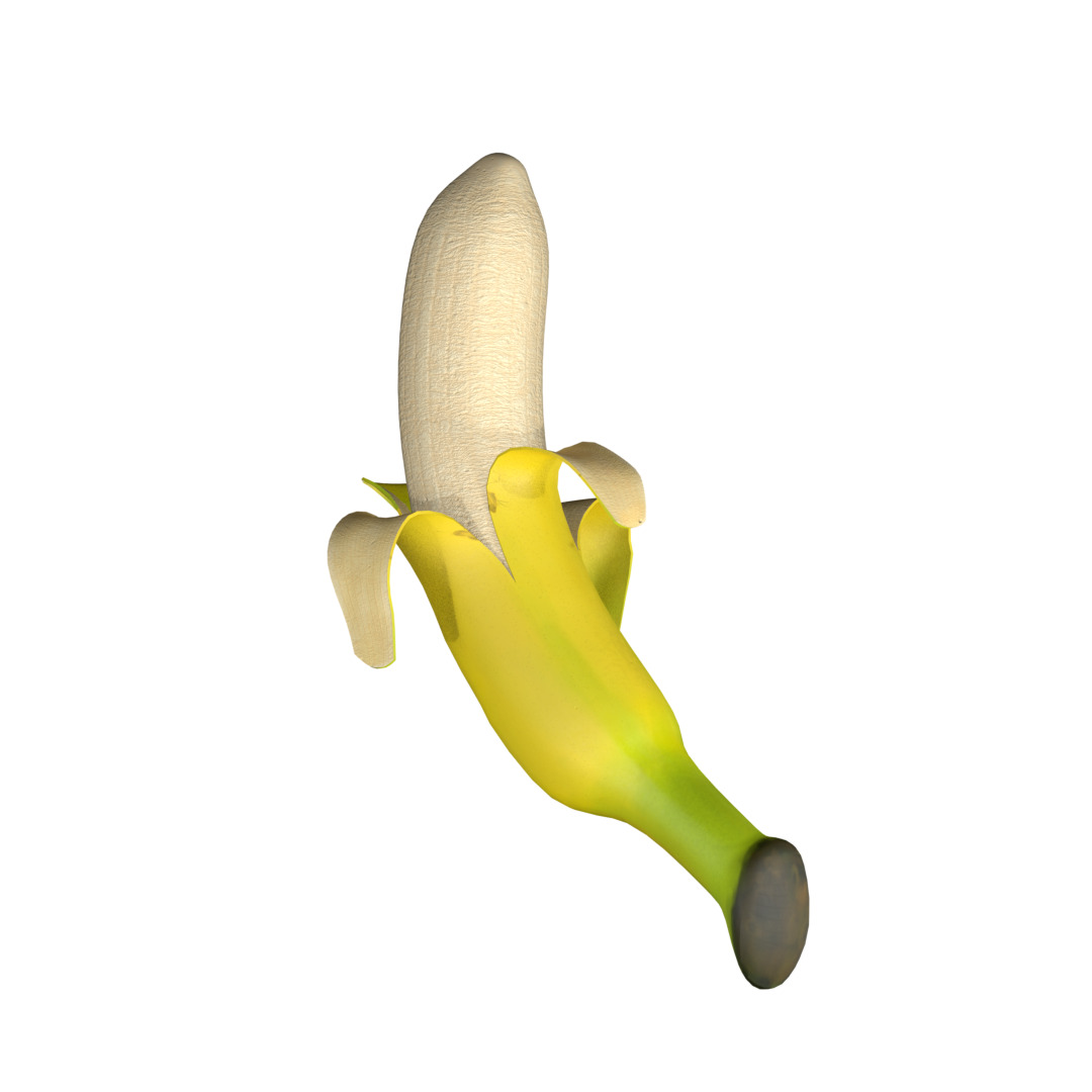 Banana Rigged and Animated 3D model_34
