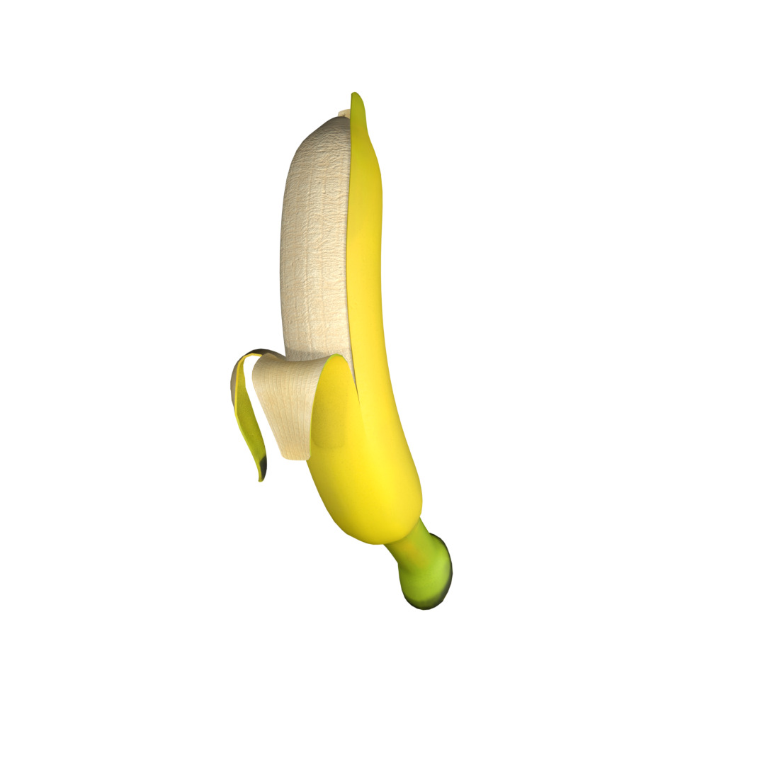 Banana Rigged and Animated 3D model_25