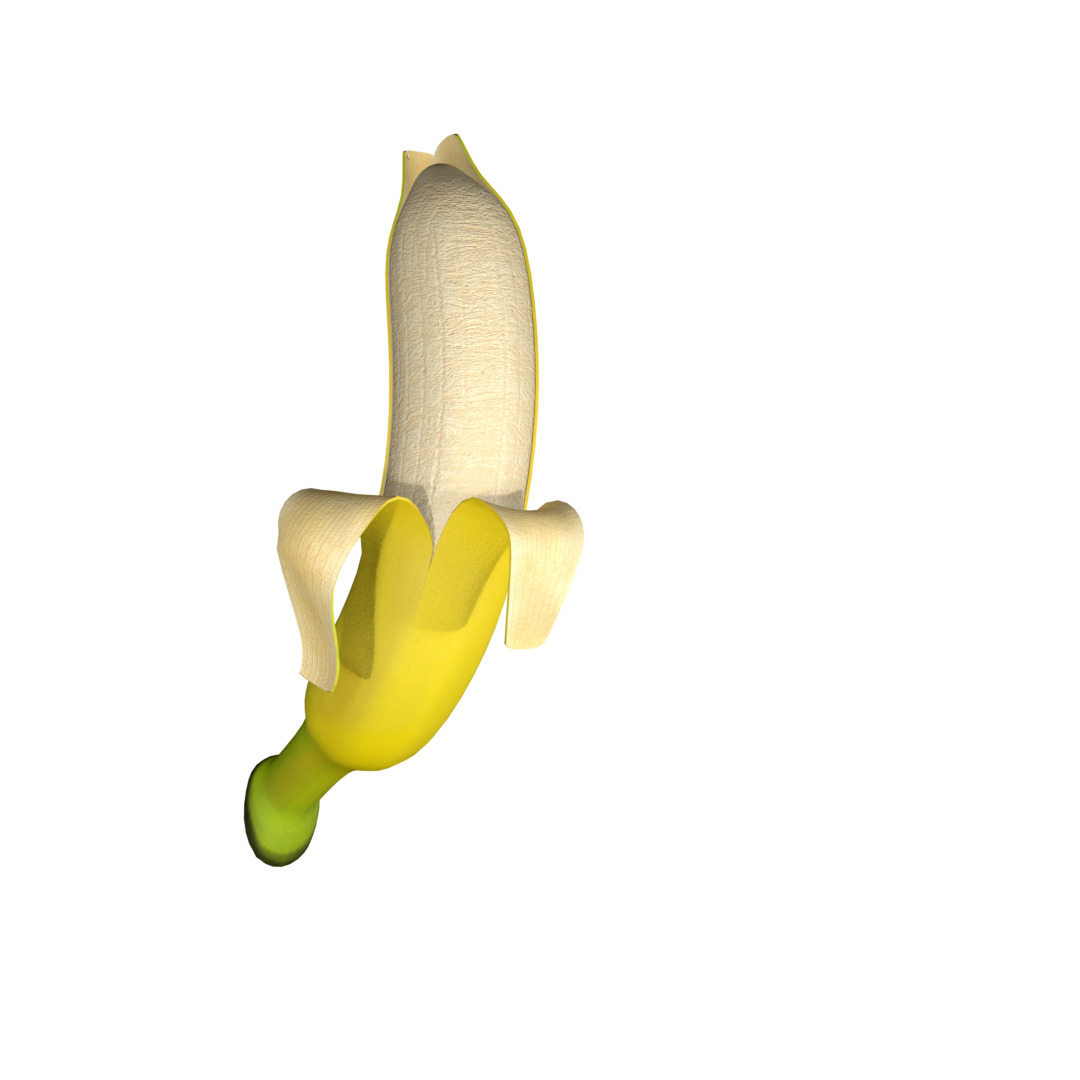 Banana Rigged and Animated 3D model_20