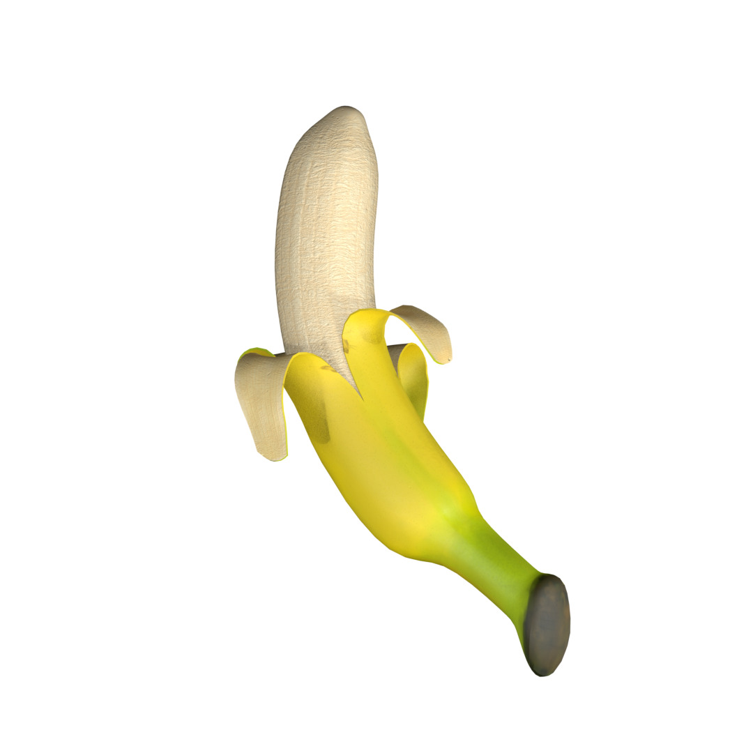 Banana Rigged and Animated 3D model_33
