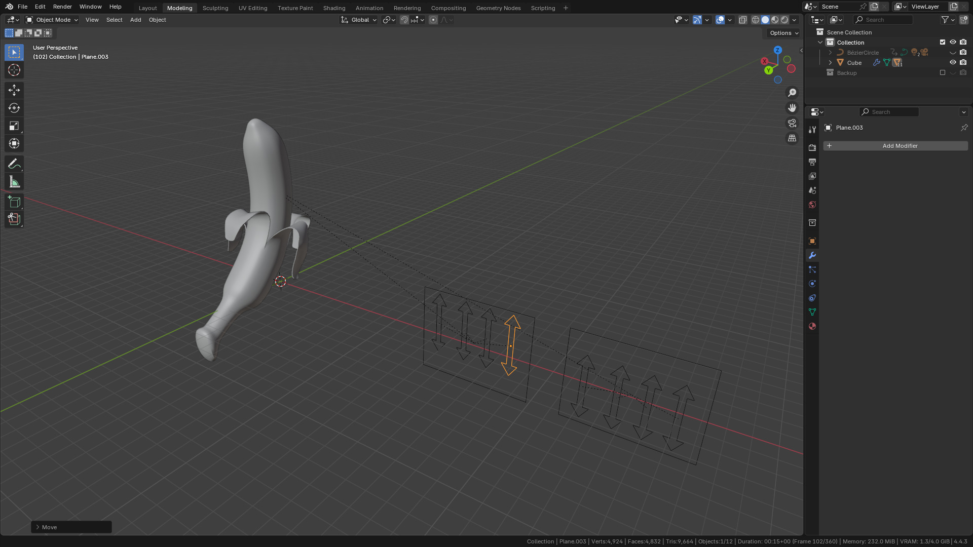Banana Rigged and Animated 3D model_63
