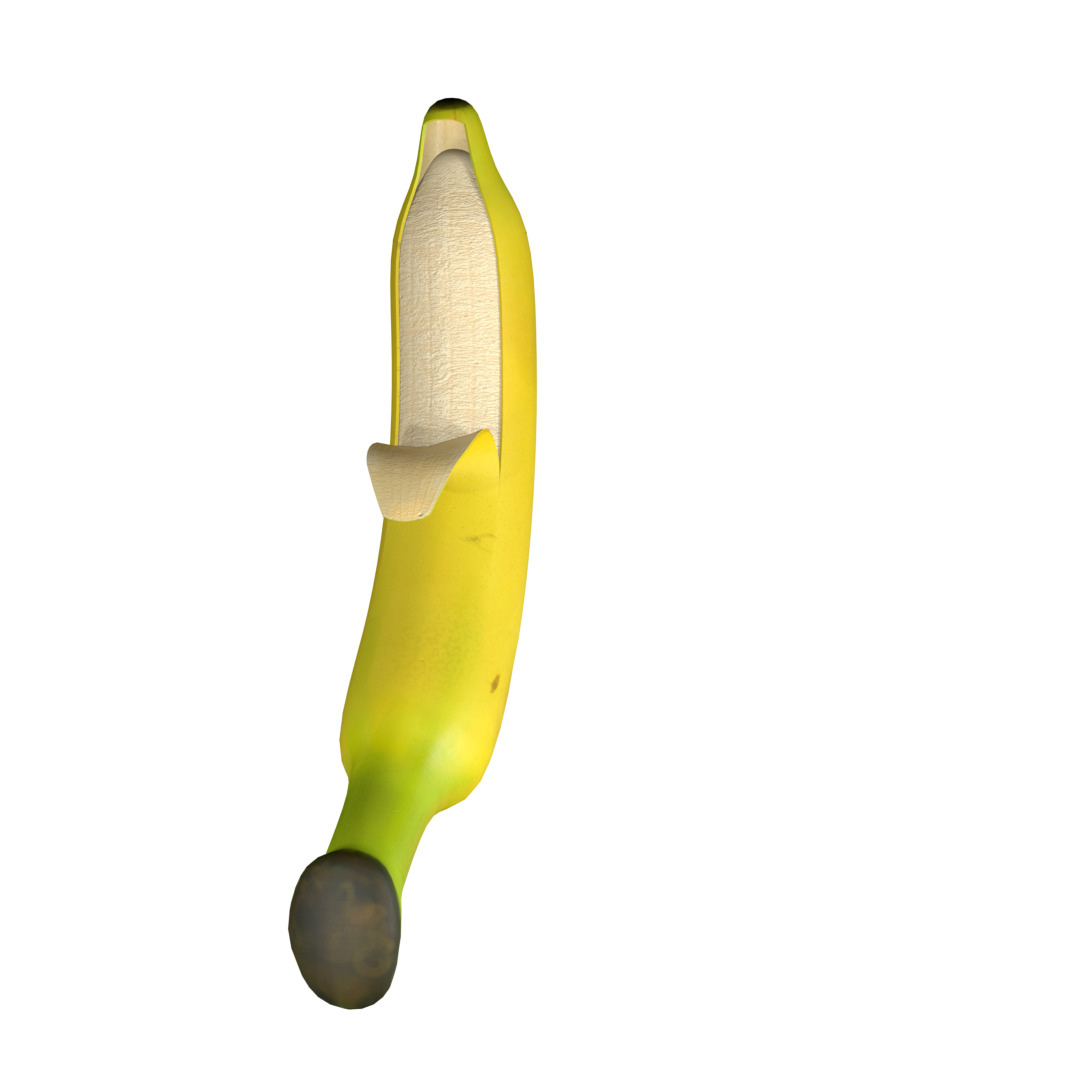 Banana Rigged and Animated 3D model_40