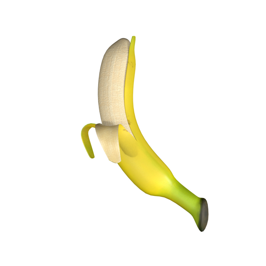 Banana Rigged and Animated 3D model_31