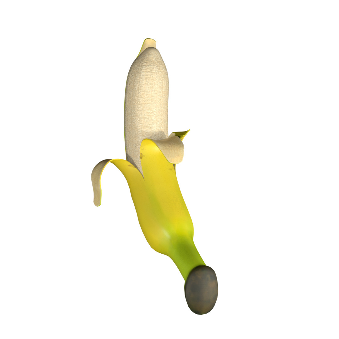 Banana Rigged and Animated 3D model_37