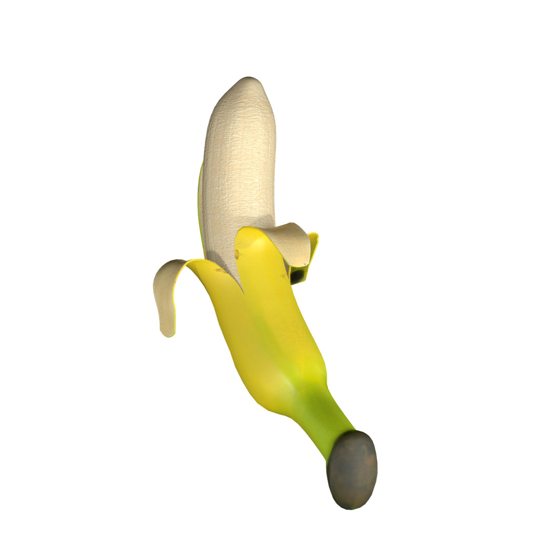 Banana Rigged and Animated 3D model_36