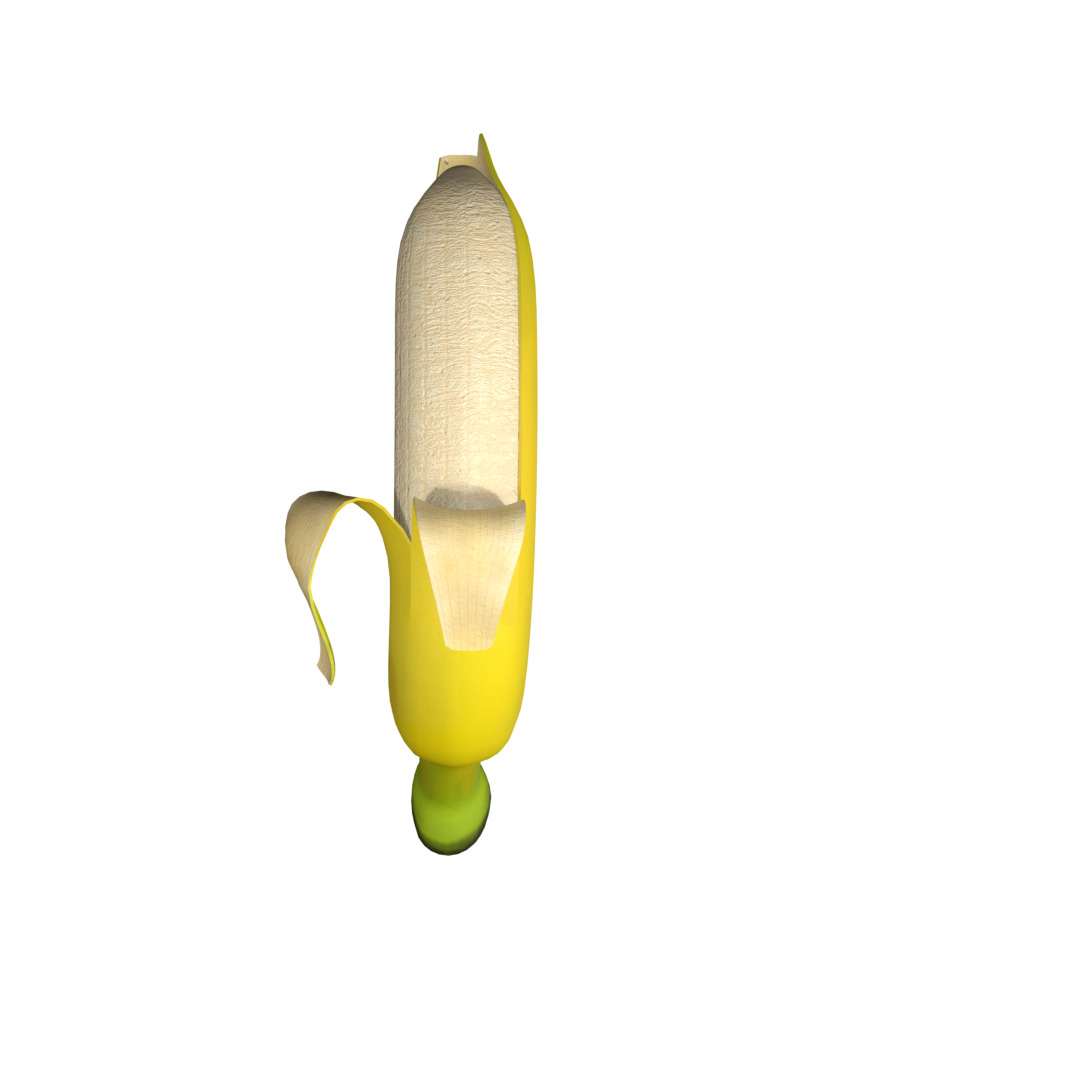 Banana Rigged and Animated 3D model_23