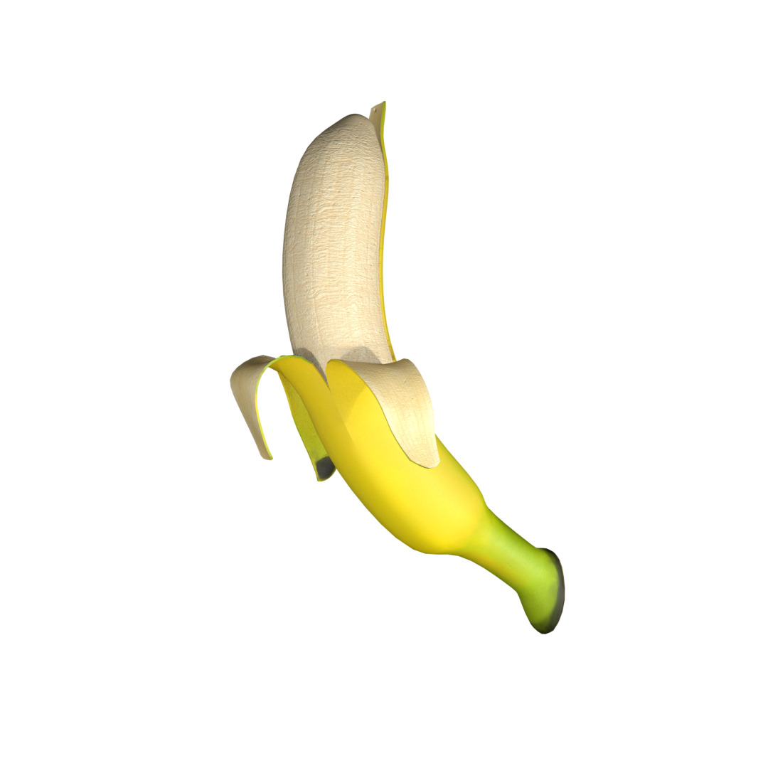 Banana Rigged and Animated 3D model_14