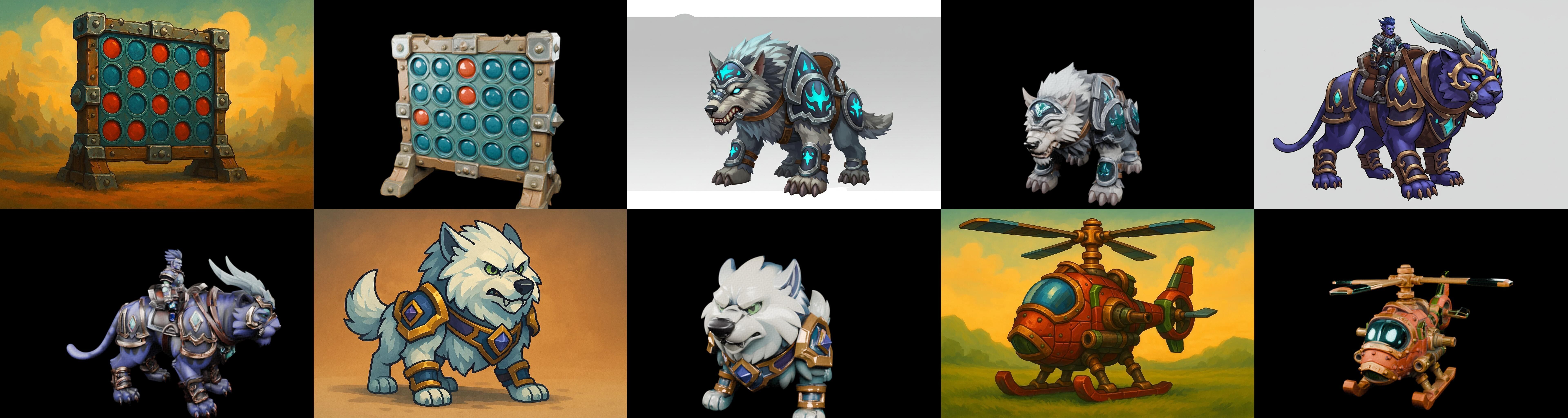 MountWorld bundle 63 pack 100 glb Low-poly 3D model_9