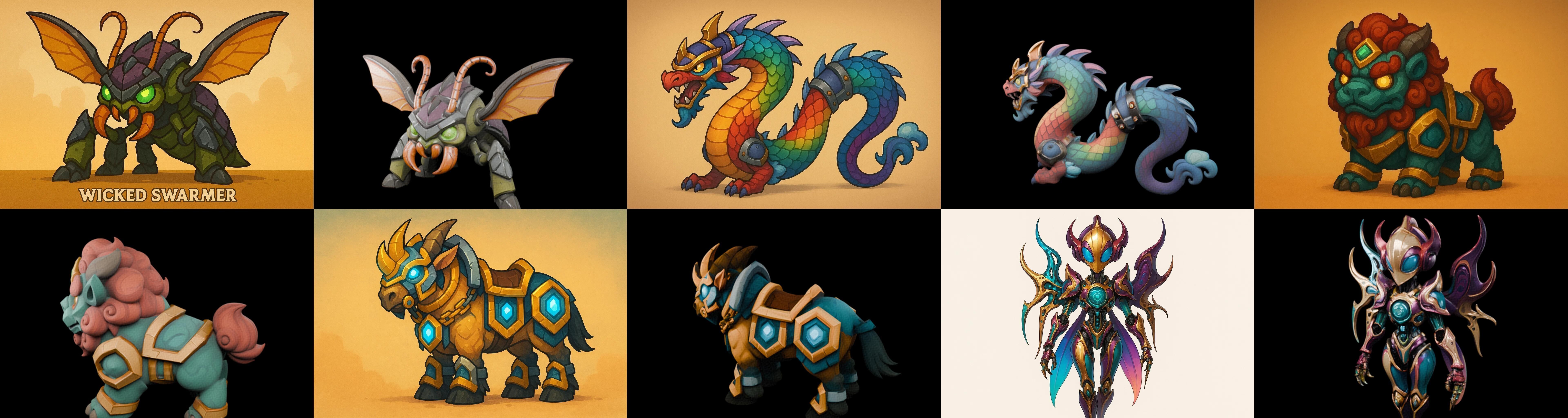 MountWorld bundle 63 pack 100 glb Low-poly 3D model_10