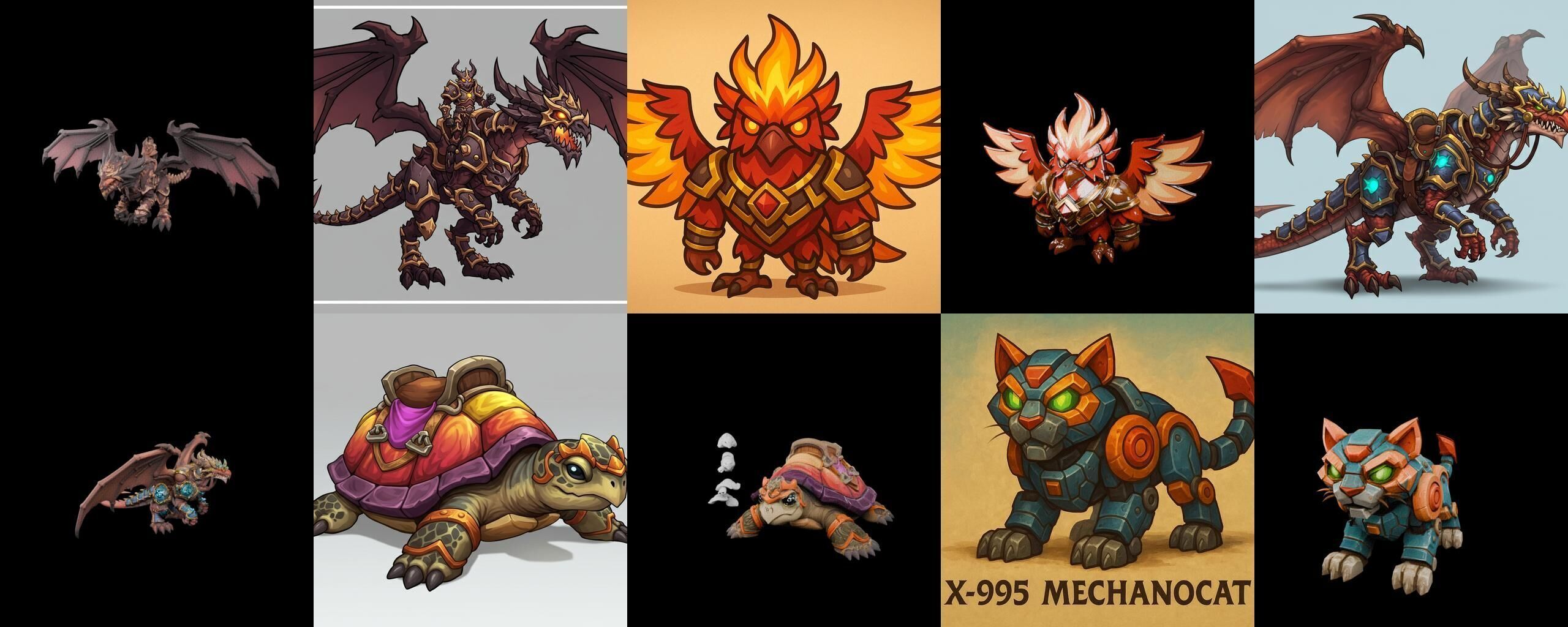 MountWorld bundle 63 pack 100 glb Low-poly 3D model_15