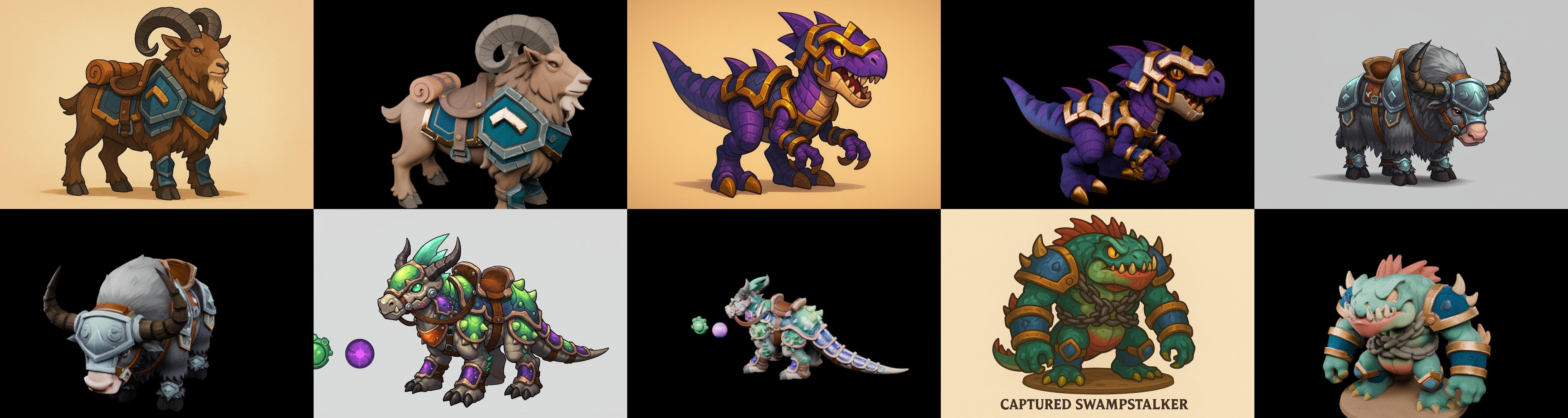 MountWorld bundle 63 pack 100 glb Low-poly 3D model_13