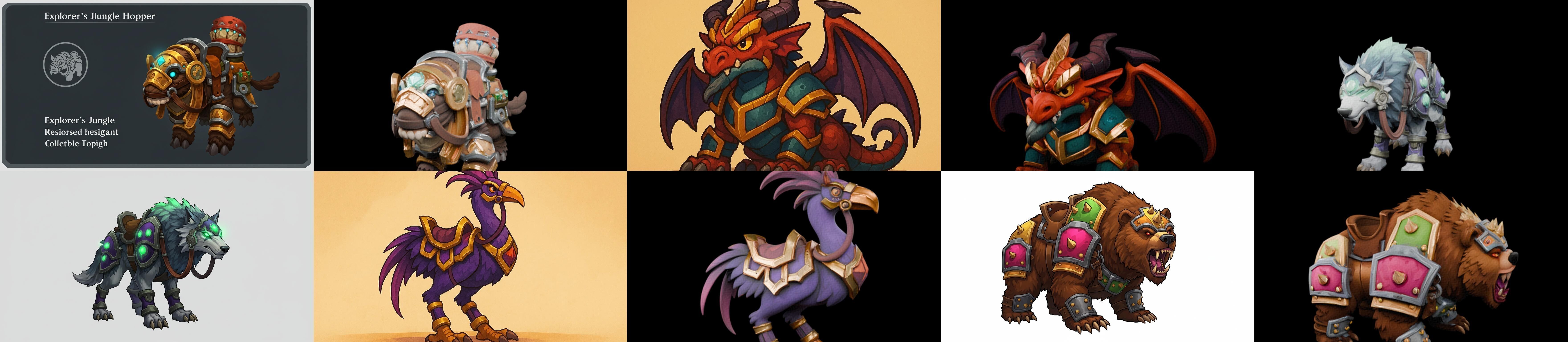 MountWorld bundle 63 pack 100 glb Low-poly 3D model_18