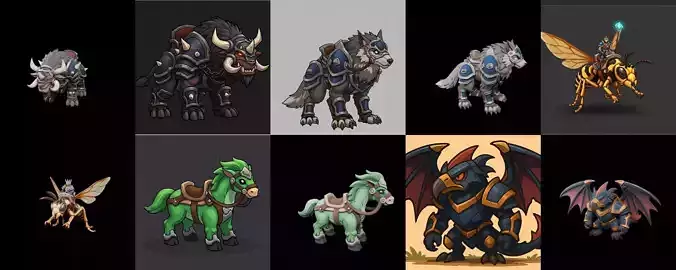 MountWorld bundle 63 pack 100 glb