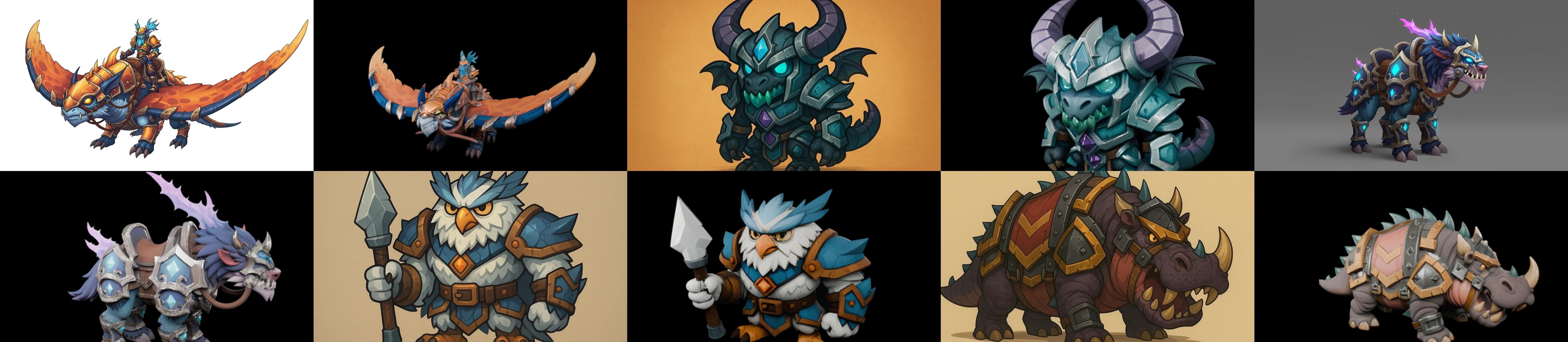 MountWorld bundle 63 pack 100 glb Low-poly 3D model_3