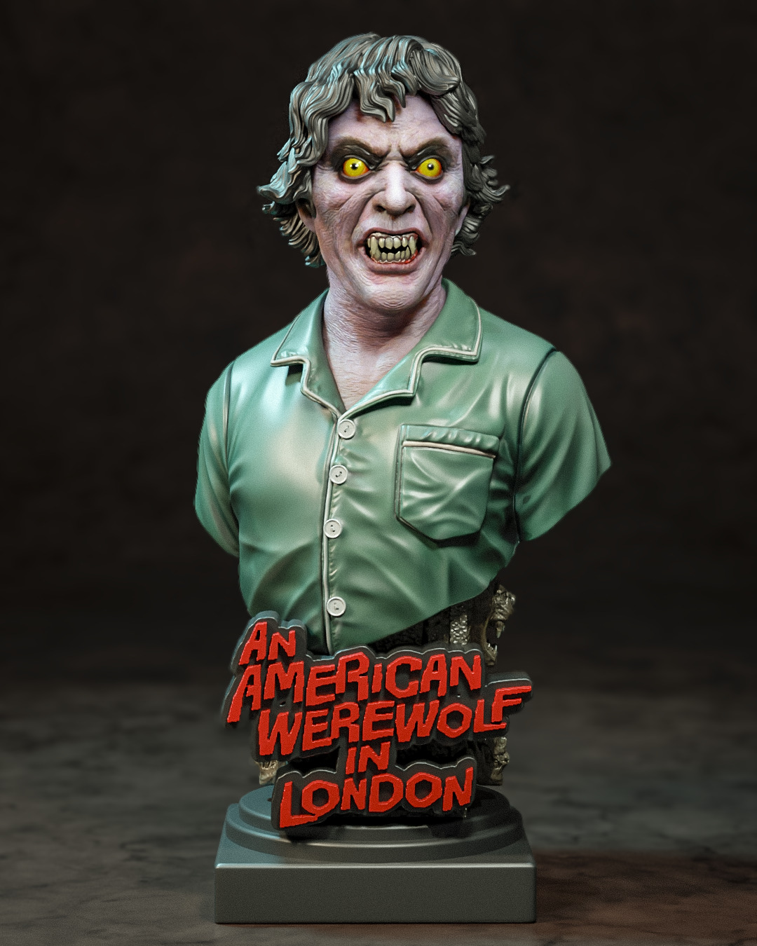 THE WEREWOLF BUST  BY CREATIVE GEEK MB  3D print model_1