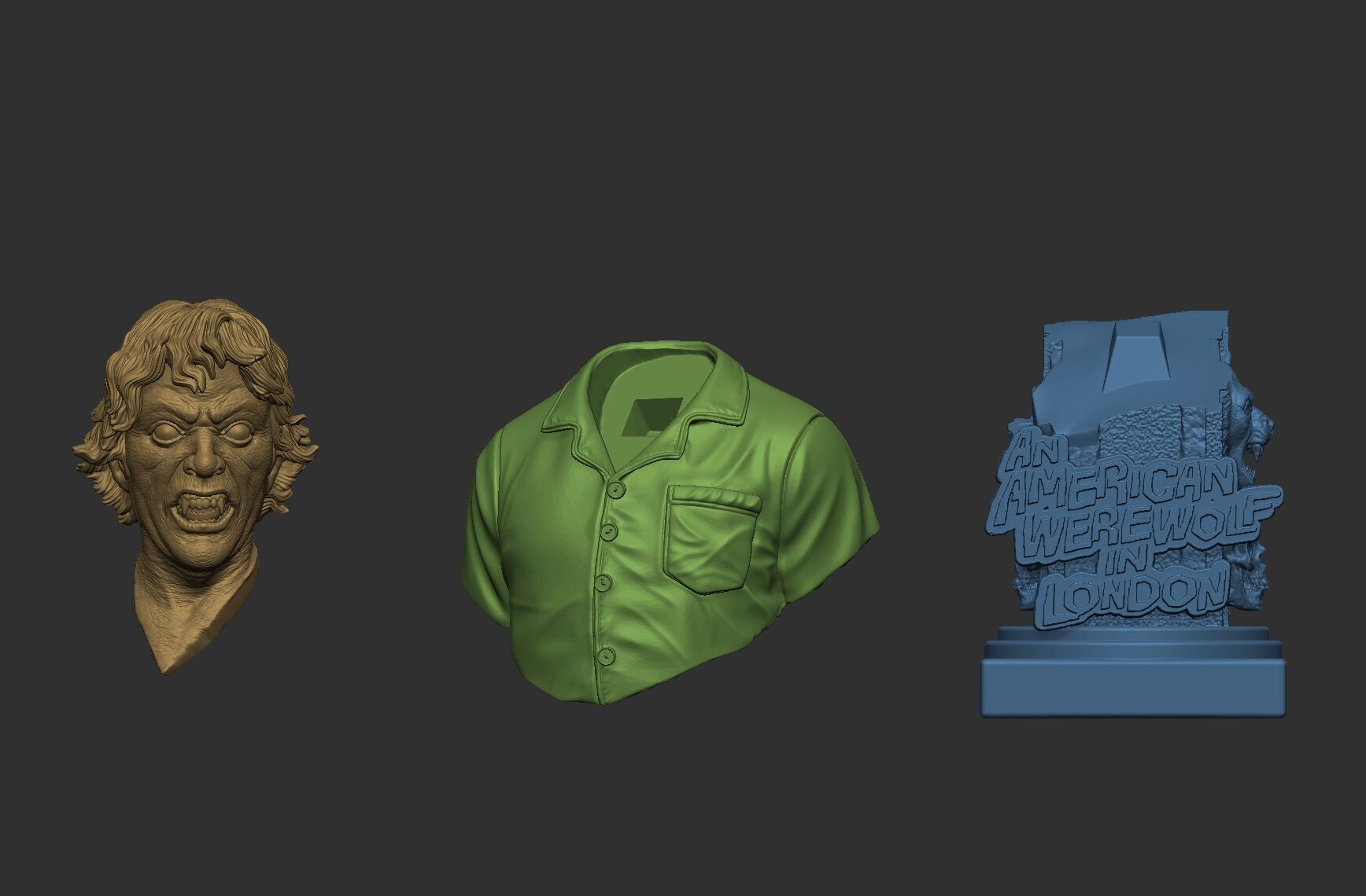 THE WEREWOLF BUST  BY CREATIVE GEEK MB  3D print model_5