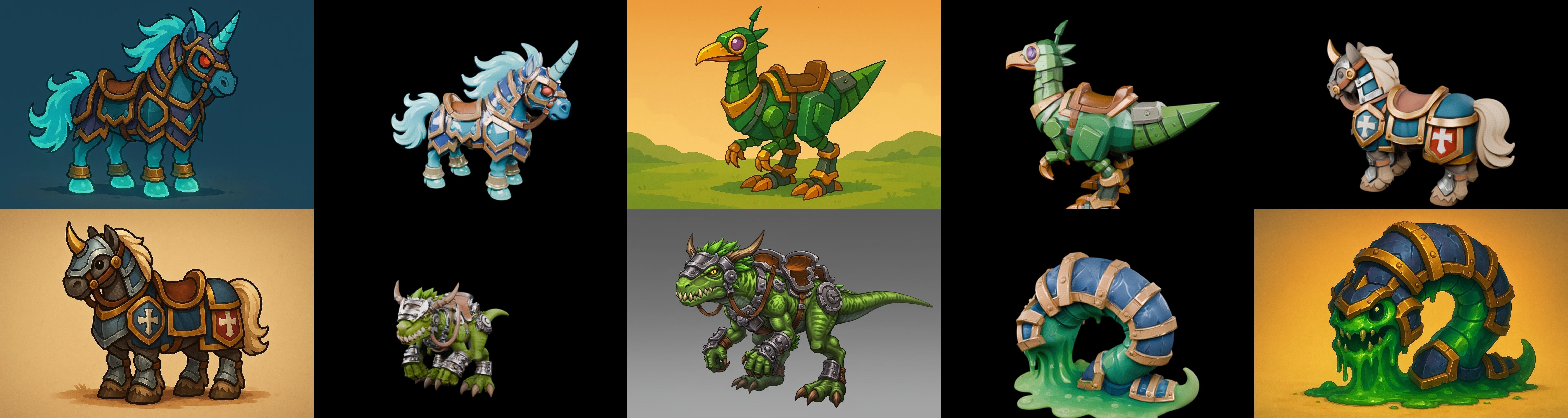 MountWorld bundle 61 pack 100 glb Low-poly 3D model_2