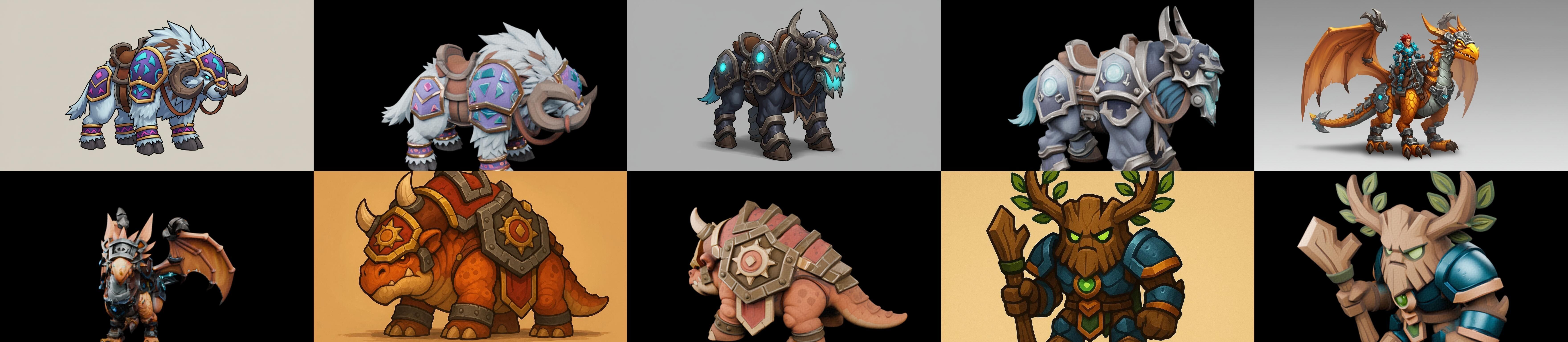 MountWorld bundle 61 pack 100 glb Low-poly 3D model_13