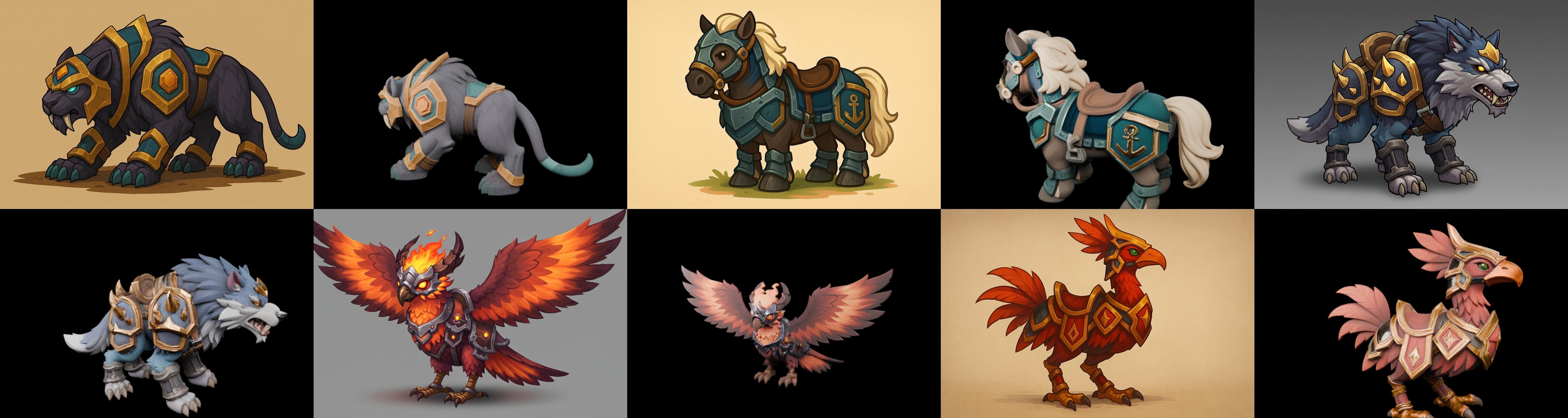 MountWorld bundle 61 pack 100 glb Low-poly 3D model_5