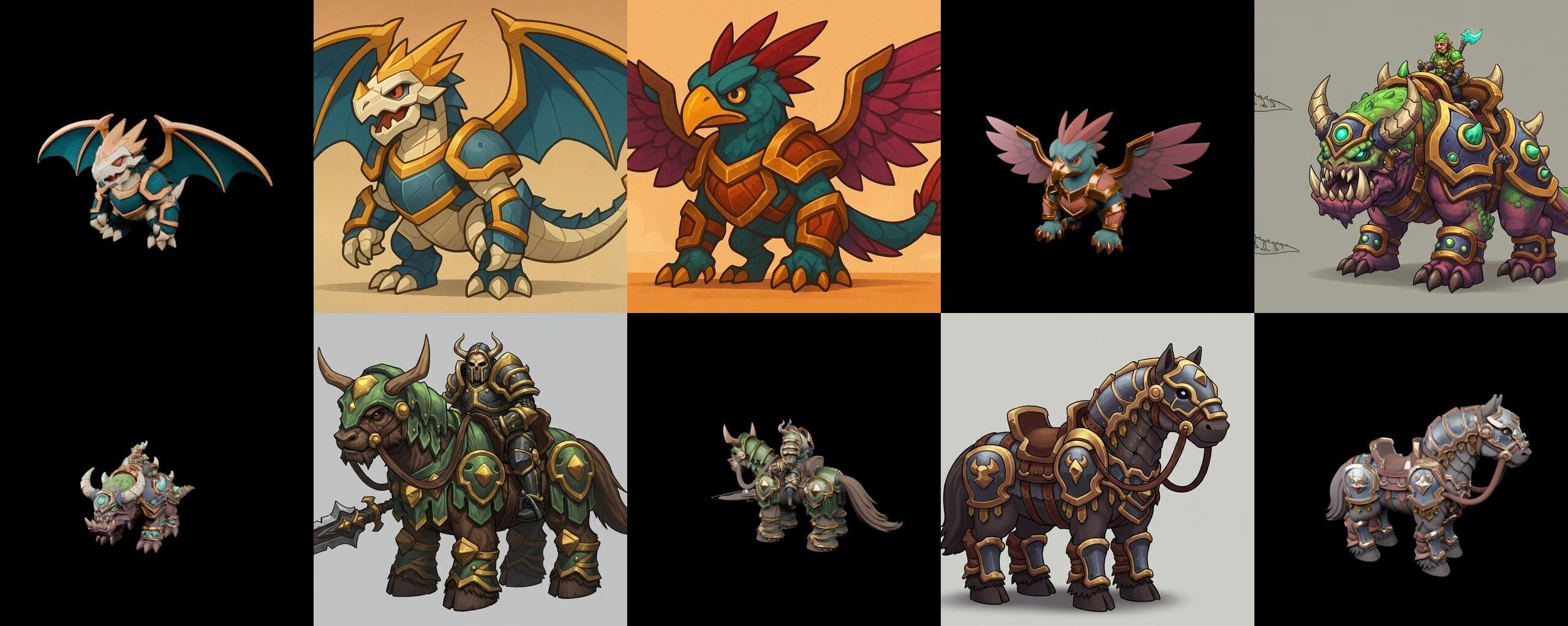 MountWorld bundle 61 pack 100 glb Low-poly 3D model_4