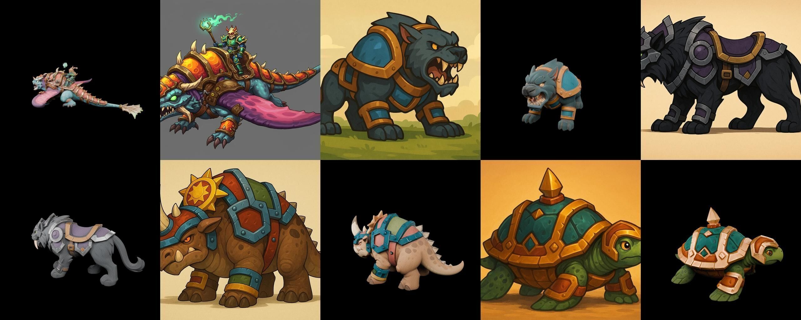 MountWorld bundle 61 pack 100 glb Low-poly 3D model_9