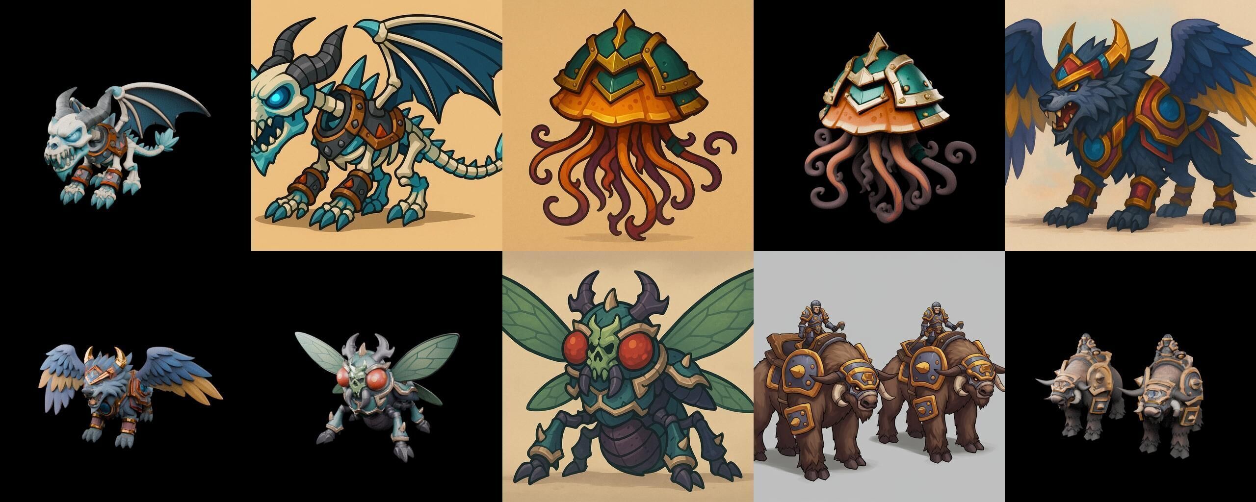 MountWorld bundle 61 pack 100 glb Low-poly 3D model_3