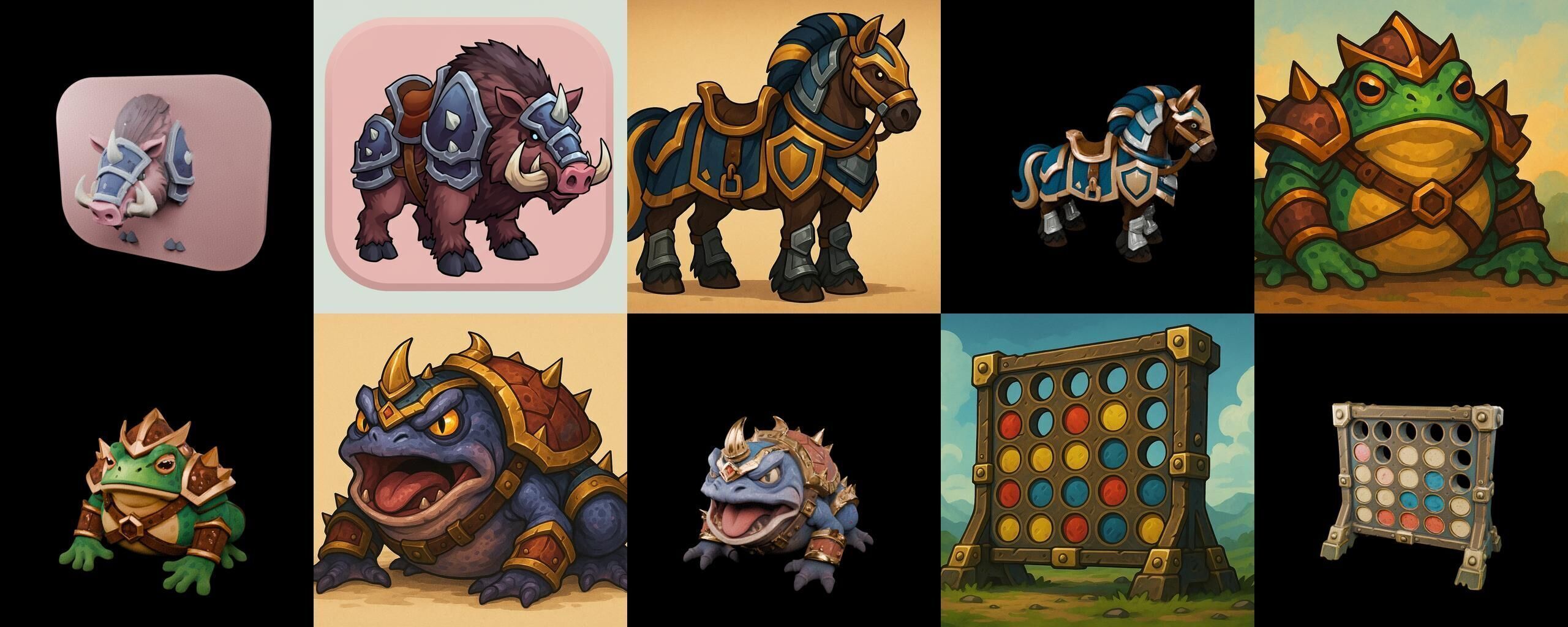 MountWorld bundle 61 pack 100 glb Low-poly 3D model_16