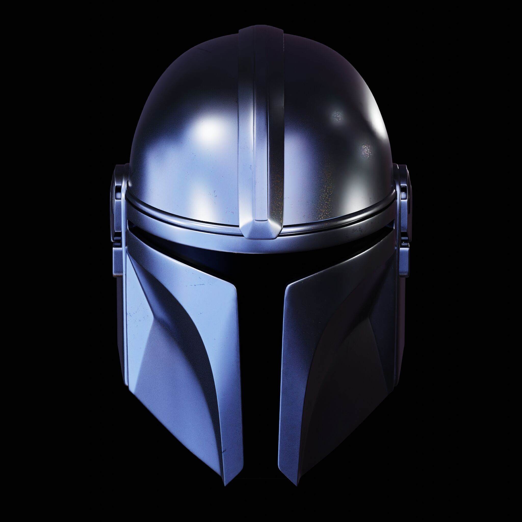 MANDALORIAN HELMET - Lifesize - Fan Art 3D Print Model 3D print model_1