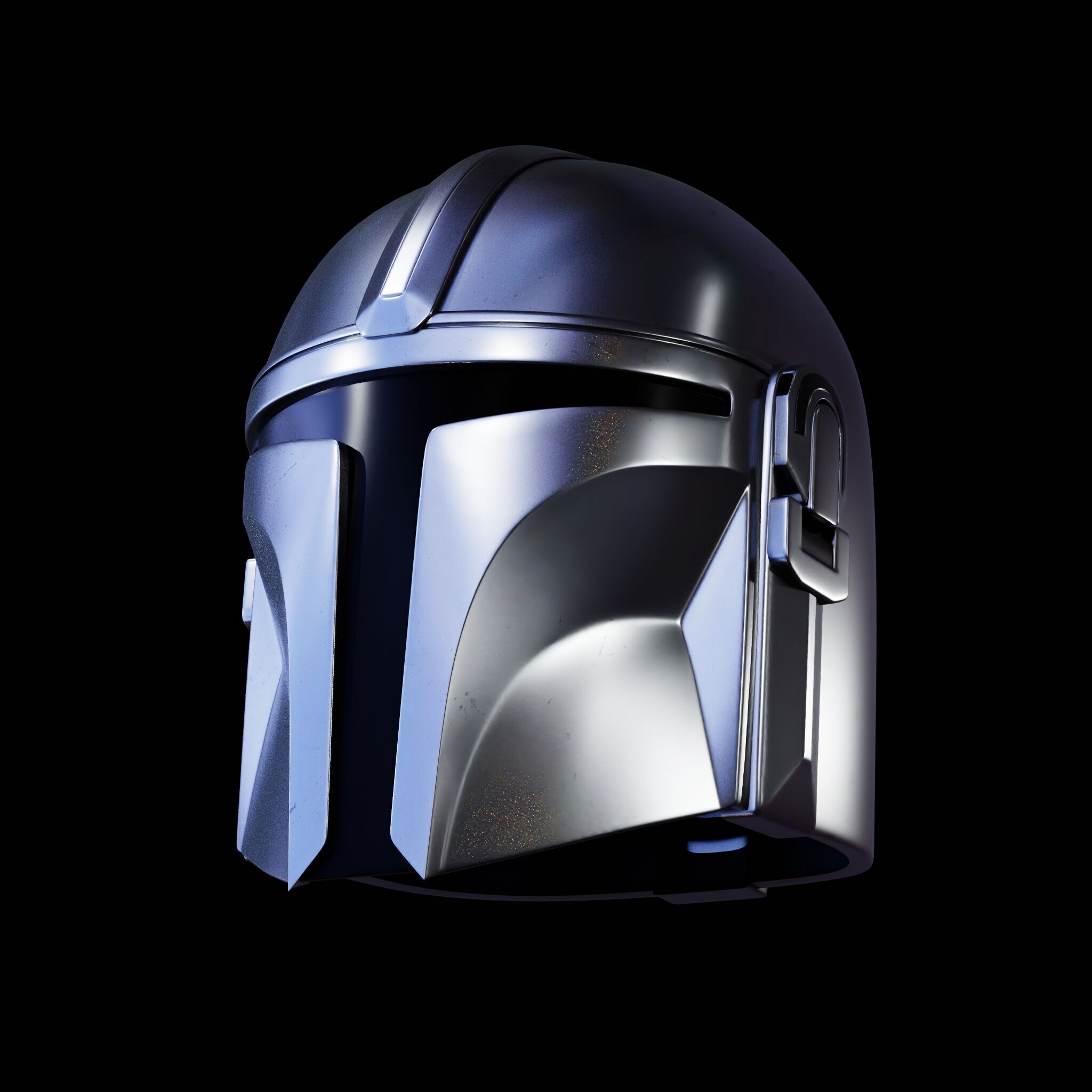 MANDALORIAN HELMET - Lifesize - Fan Art 3D Print Model 3D print model_3