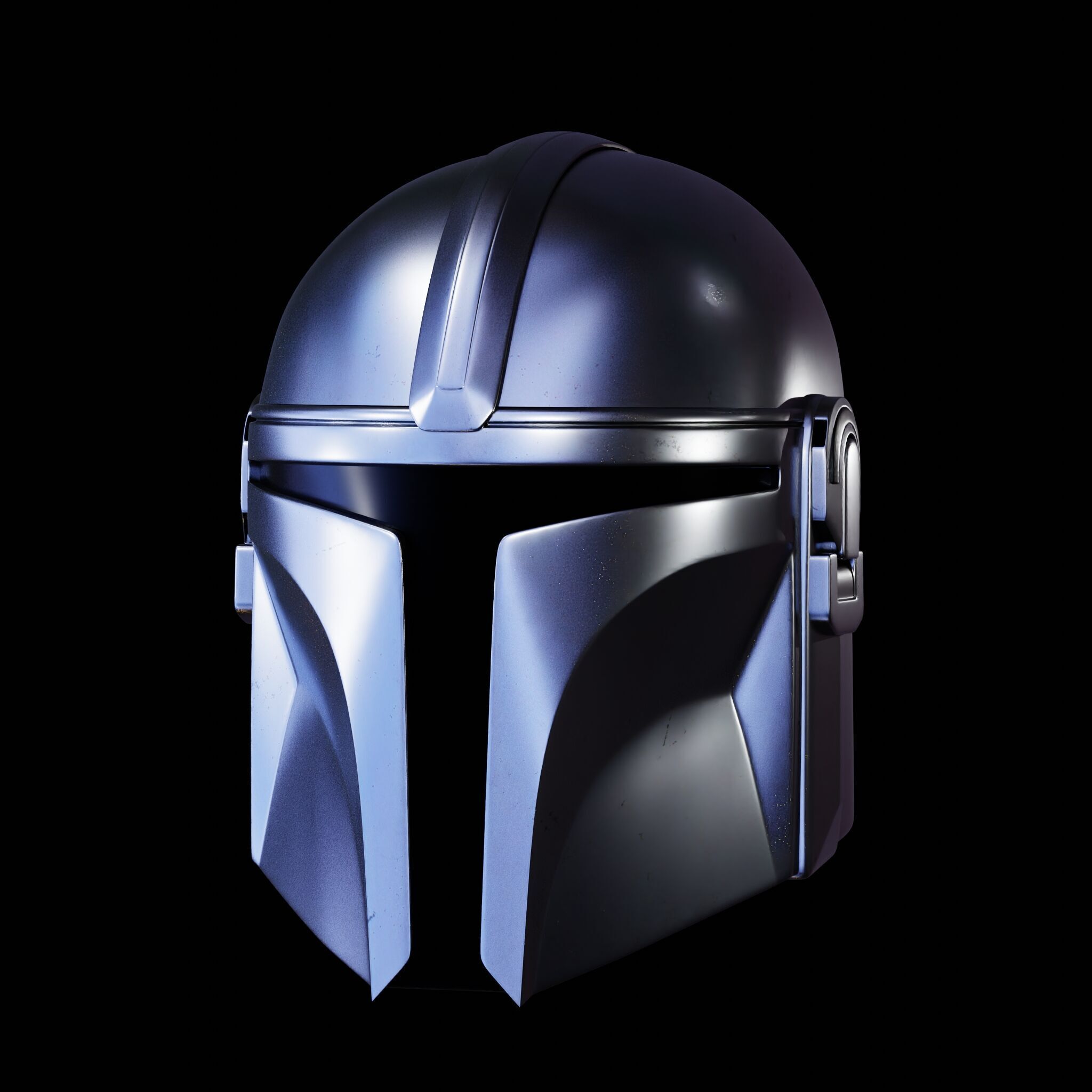MANDALORIAN HELMET - Lifesize - Fan Art 3D Print Model 3D print model_7