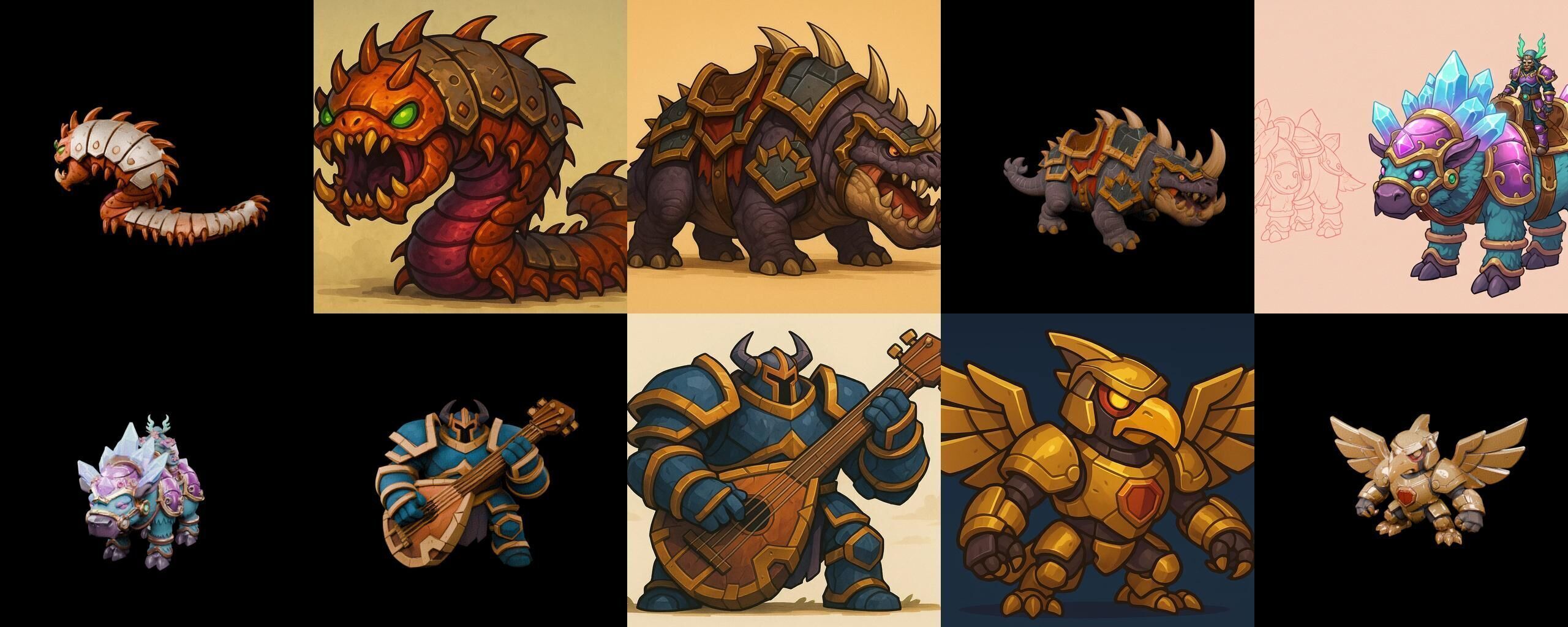 MountWorld bundle 60 pack 100 glb Low-poly 3D model_14