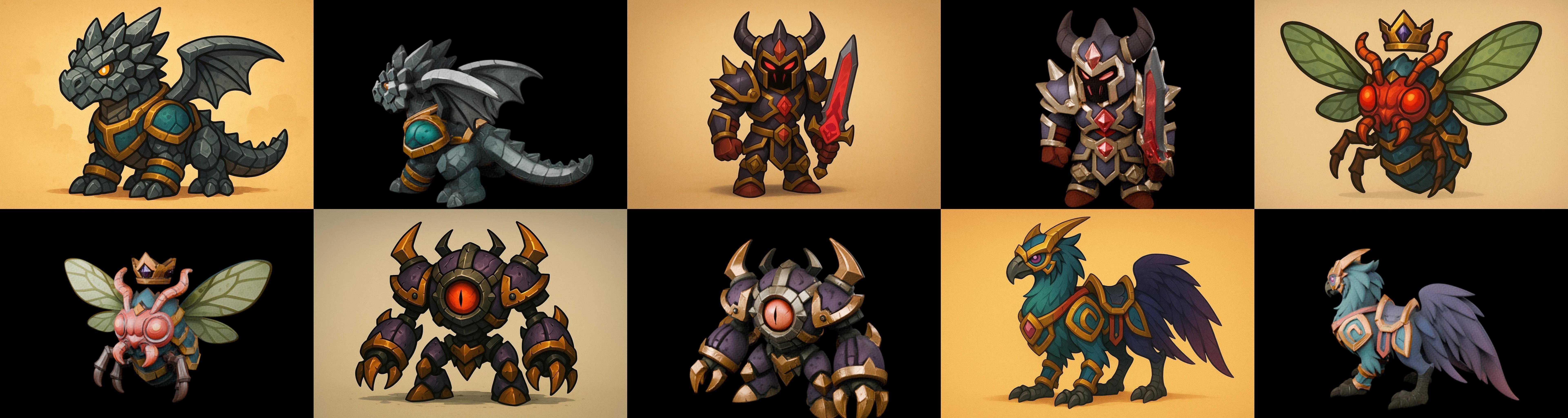 MountWorld bundle 60 pack 100 glb Low-poly 3D model_10