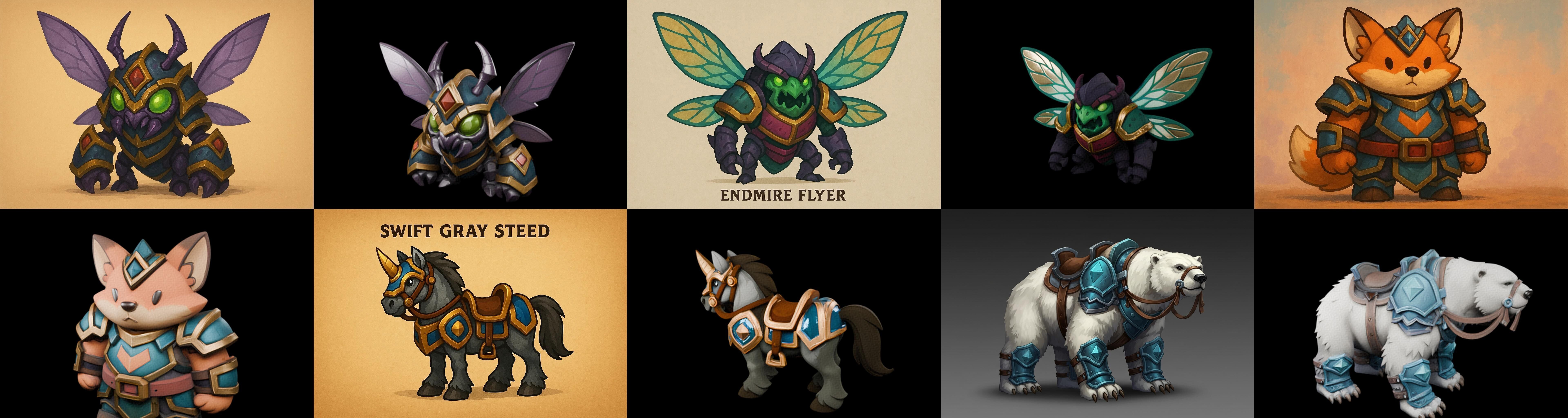 MountWorld bundle 60 pack 100 glb Low-poly 3D model_12