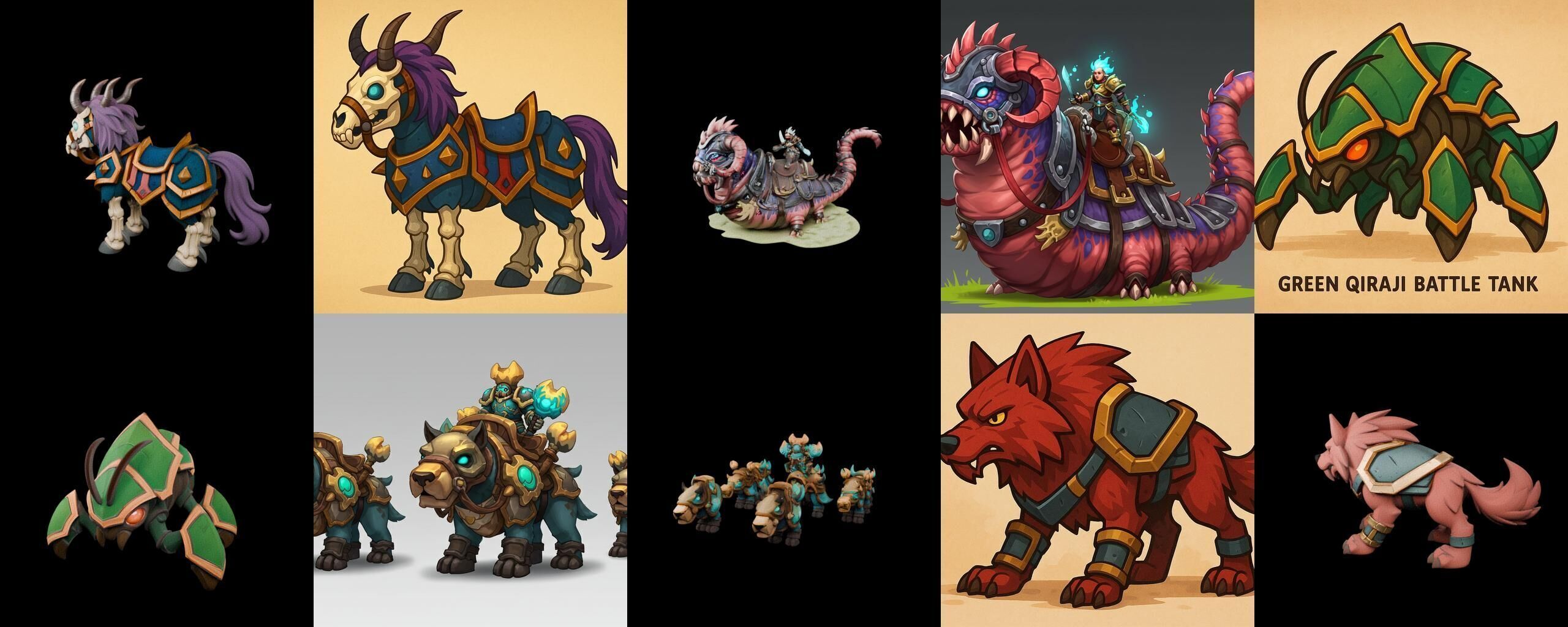 MountWorld bundle 60 pack 100 glb Low-poly 3D model_2