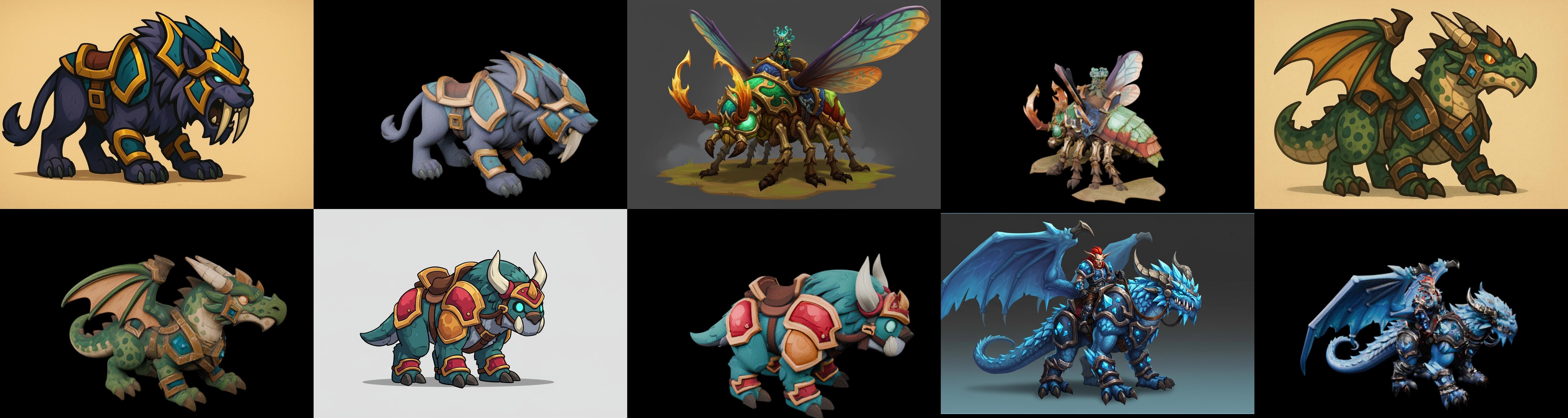 MountWorld bundle 60 pack 100 glb Low-poly 3D model_19