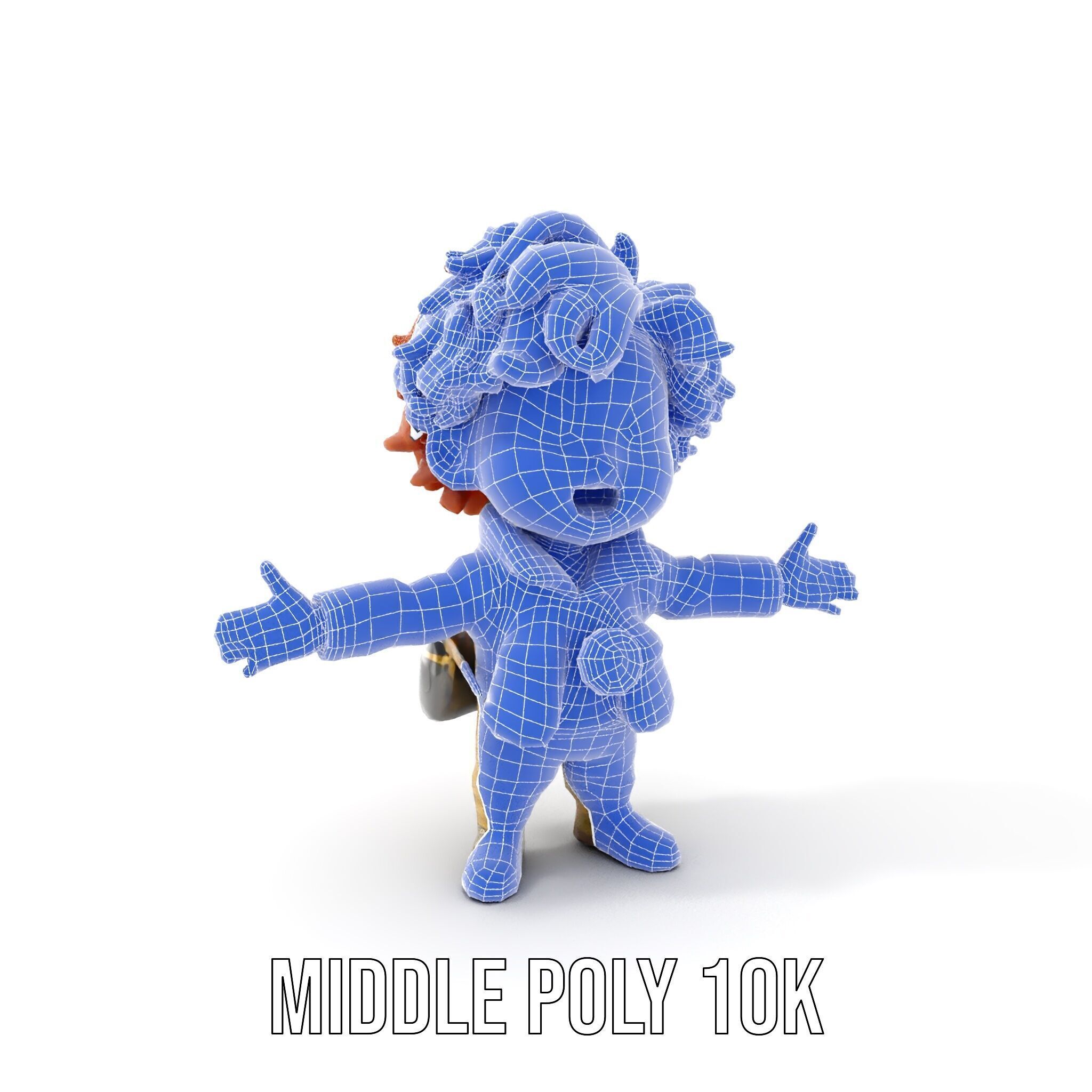 Adventure Boy Explorer Rigged and Animated Low-poly 3D model_22