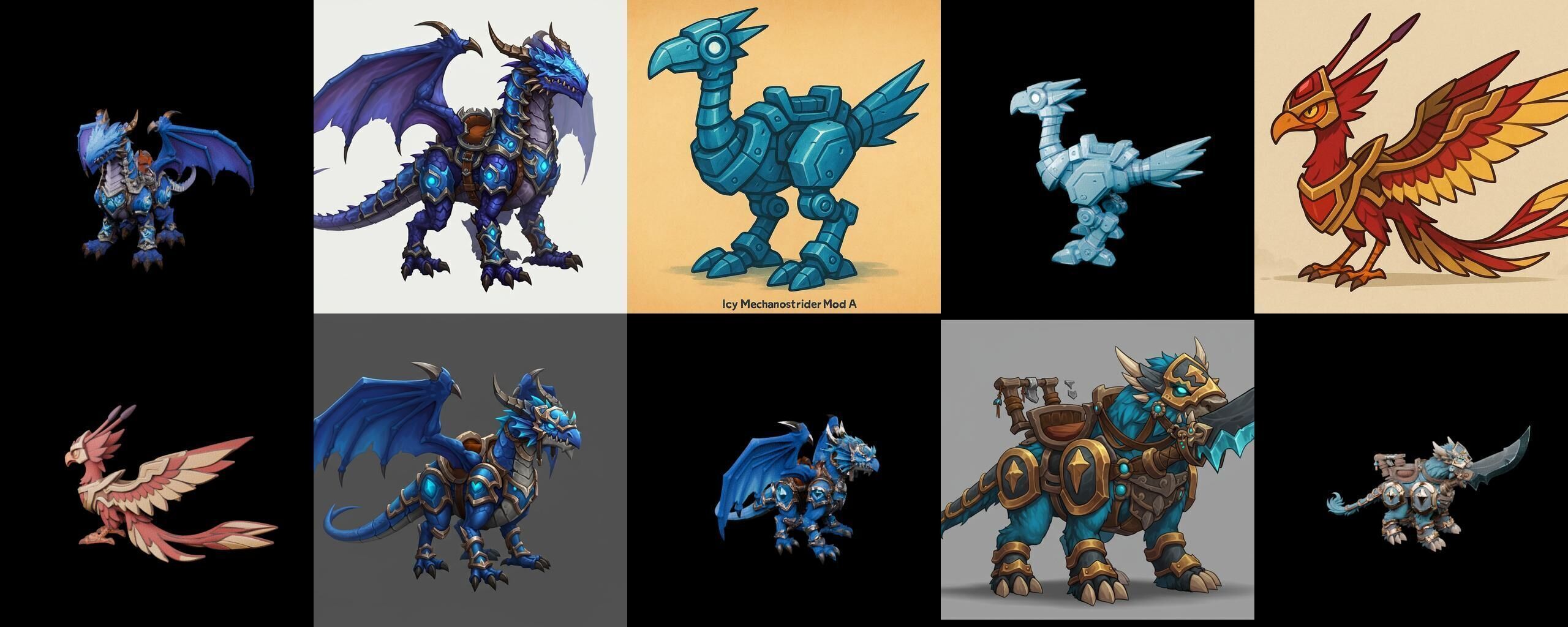 MountWorld bundle 57 pack 100 glb Low-poly 3D model_5