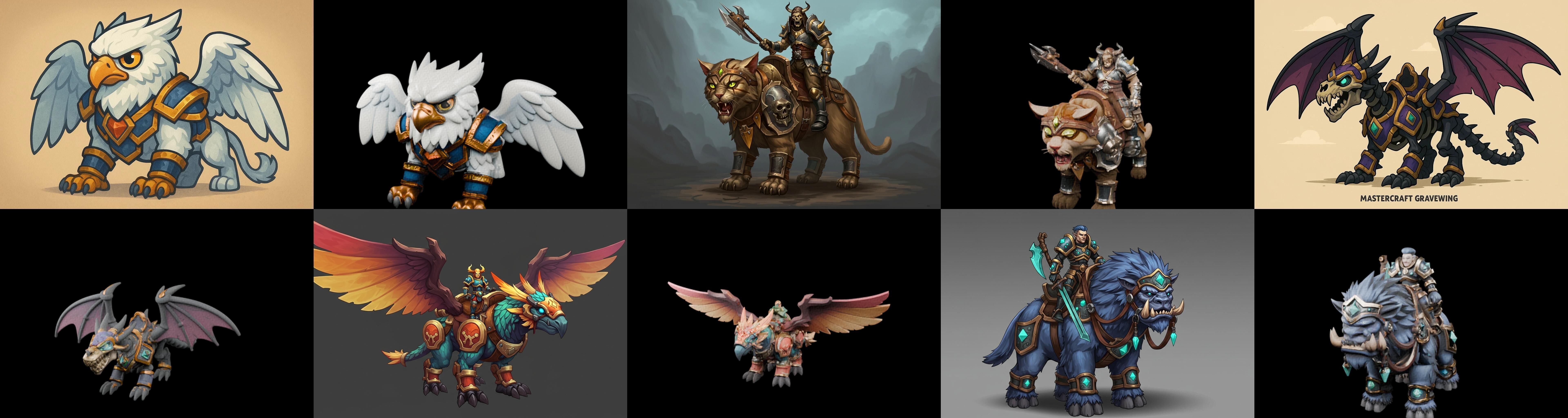 MountWorld bundle 57 pack 100 glb Low-poly 3D model_14