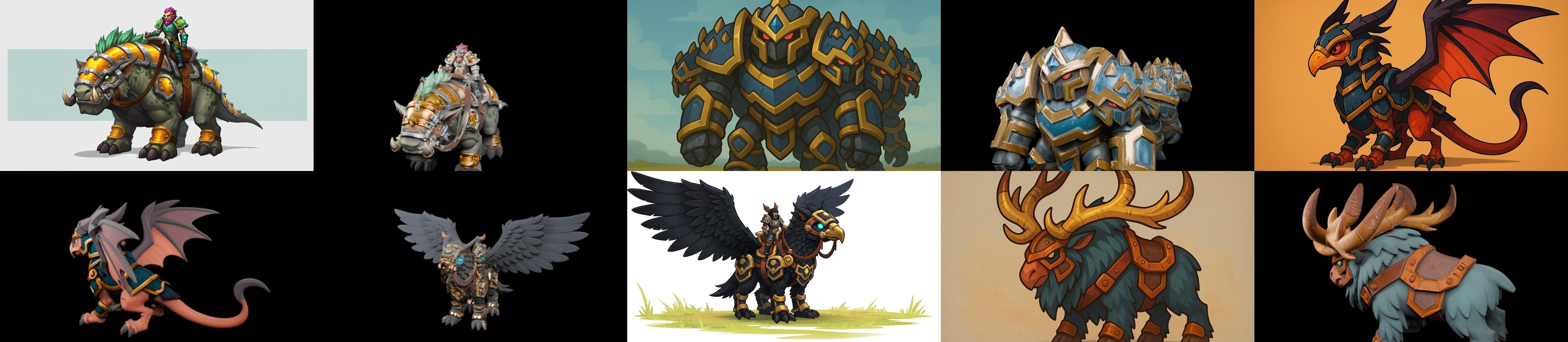 MountWorld bundle 57 pack 100 glb Low-poly 3D model_12