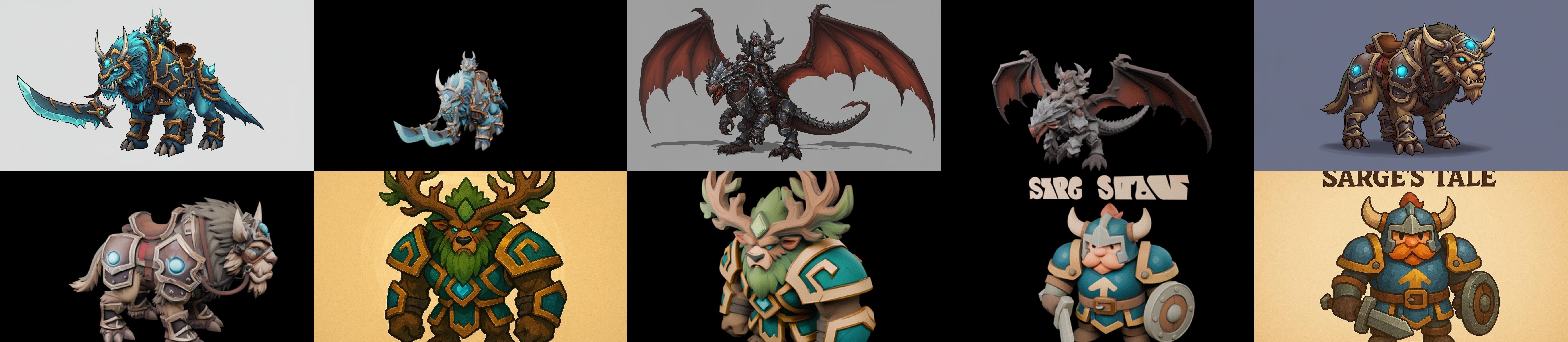 MountWorld bundle 57 pack 100 glb Low-poly 3D model_6