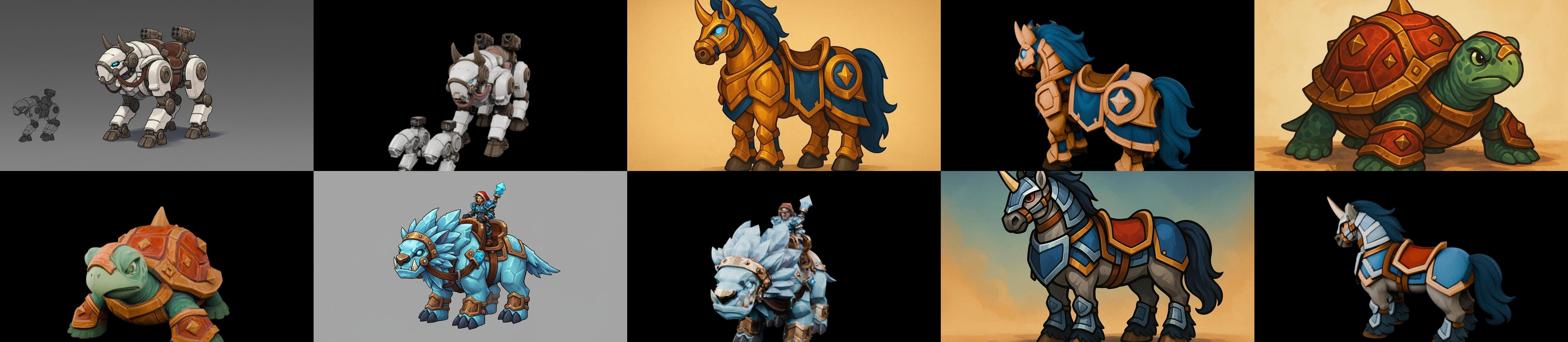 MountWorld bundle 57 pack 100 glb Low-poly 3D model_8