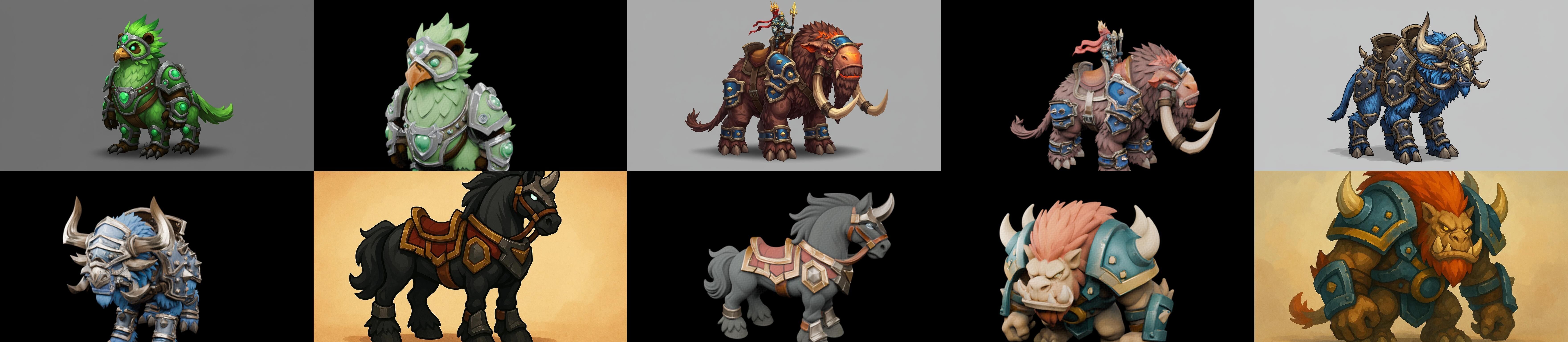 MountWorld bundle 57 pack 100 glb Low-poly 3D model_9