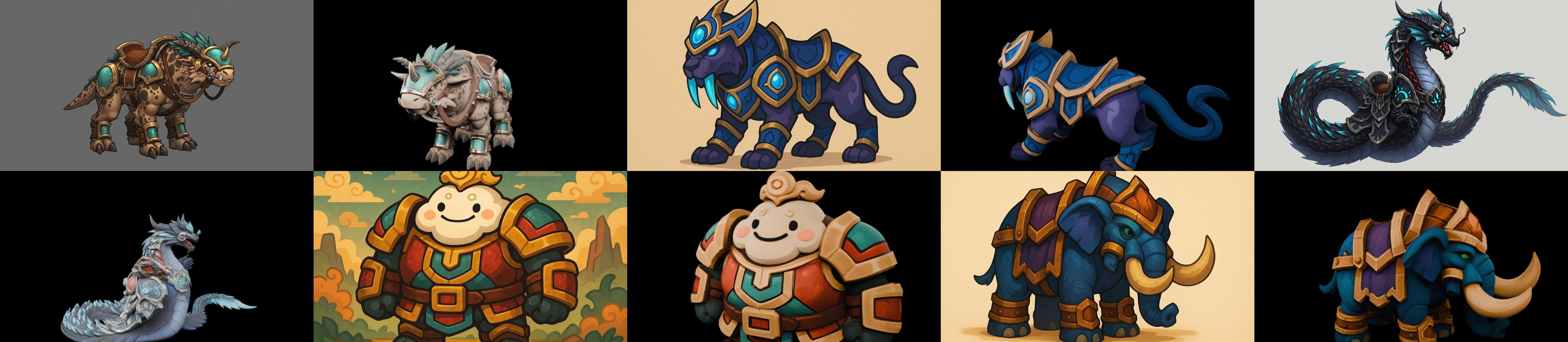 MountWorld bundle 57 pack 100 glb Low-poly 3D model_13