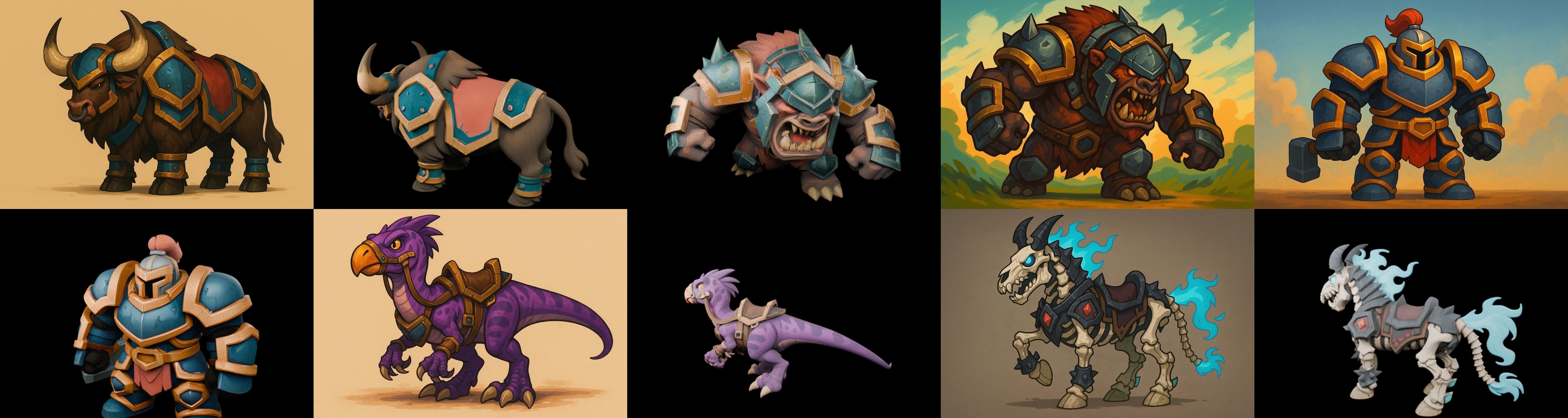 MountWorld bundle 57 pack 100 glb Low-poly 3D model_15