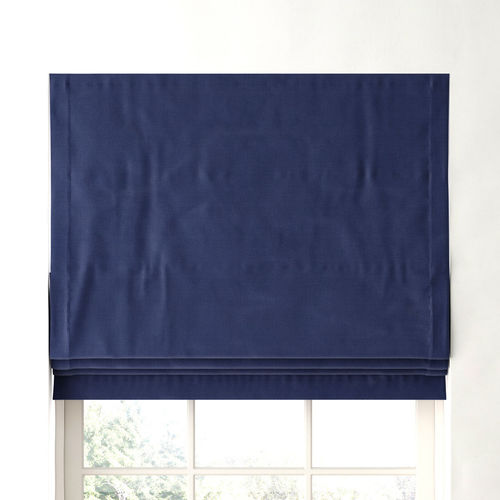 COTTON CANVAS CORDLESS ROMAN SHADE 3D model