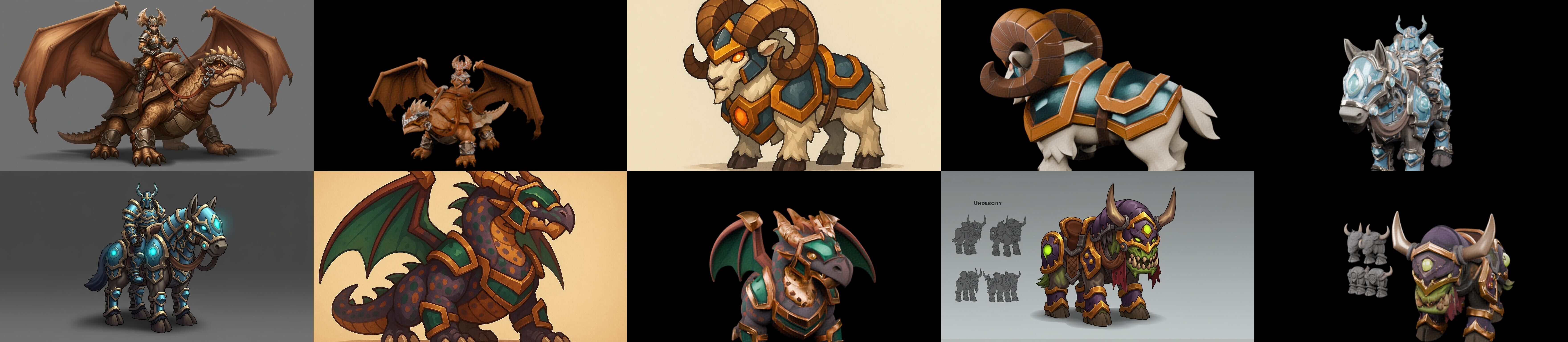 MountWorld bundle 56 pack 100 glb Low-poly 3D model_14