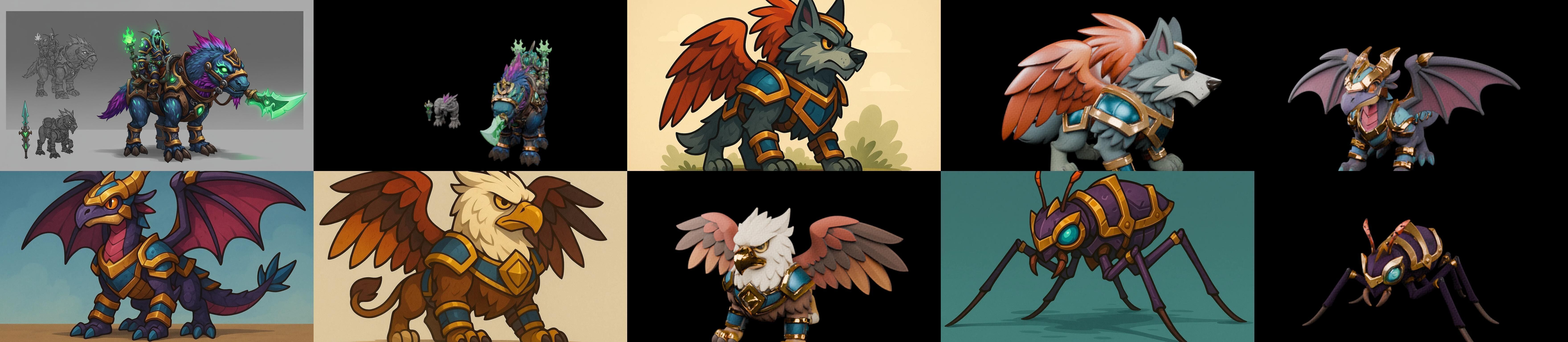 MountWorld bundle 56 pack 100 glb Low-poly 3D model_2